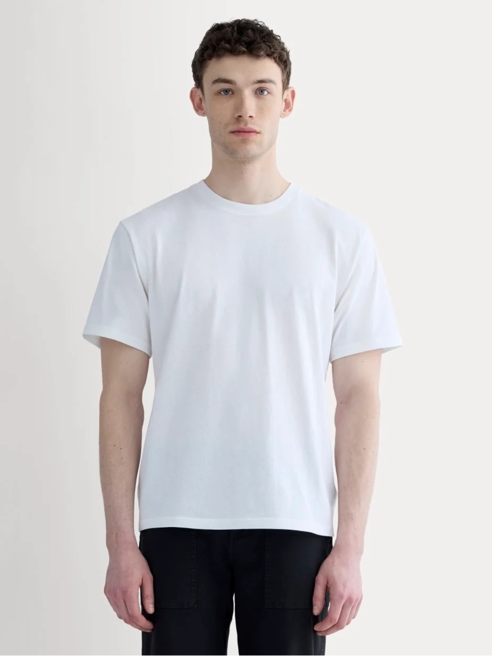 Everlane Premium-Weight Relaxed Crew White Men’s L NWOT Organic Cotton Tee